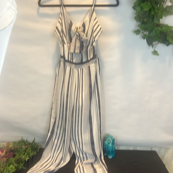 Japna Blue Pinstripe   Spaghetti Strap Jumper - Picture 7 of 7